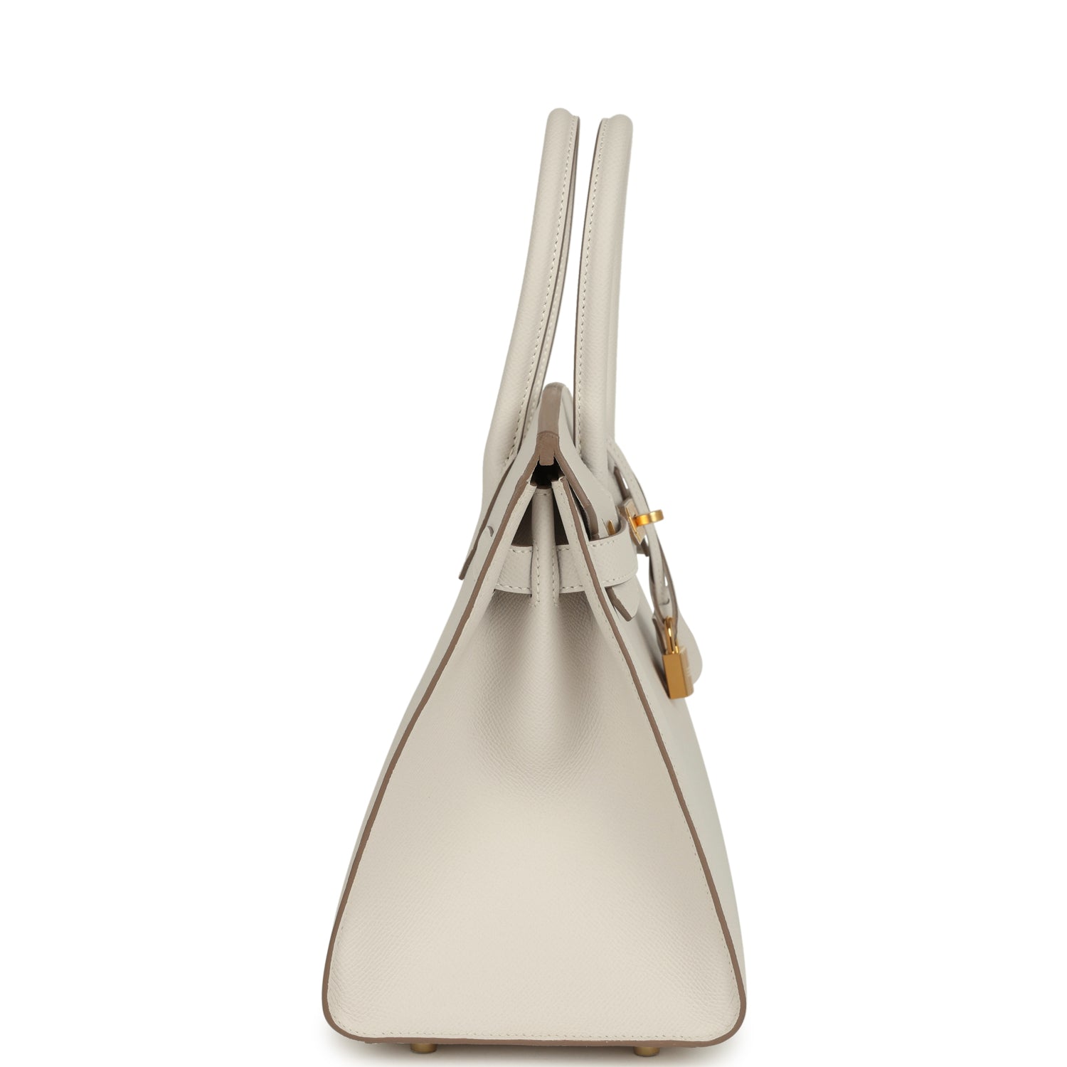 Birkin Sellier 30 Gris Pale Epsom Gold Hardware