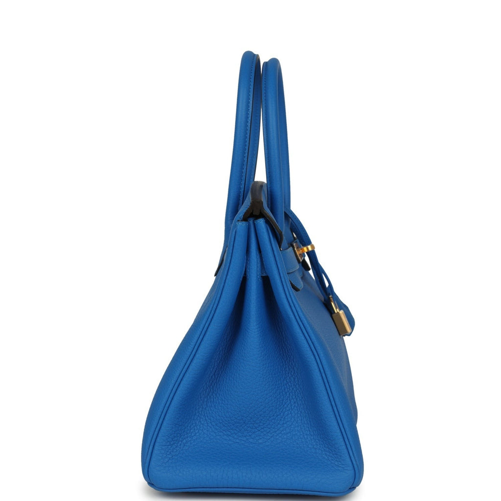Birkin 30 Bleu Hydra Togo Gold Hardware