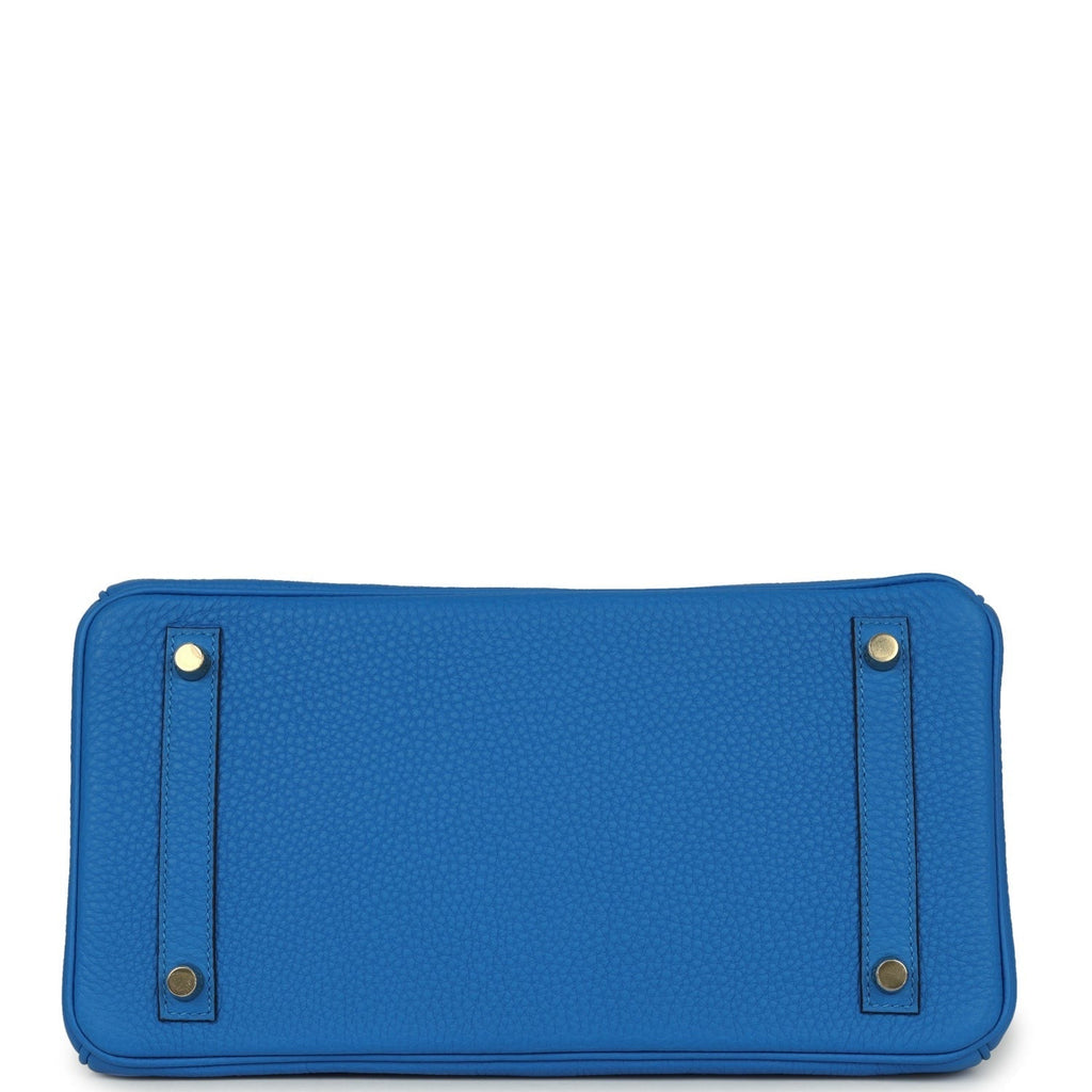 Birkin 30 Bleu Hydra Togo Gold Hardware