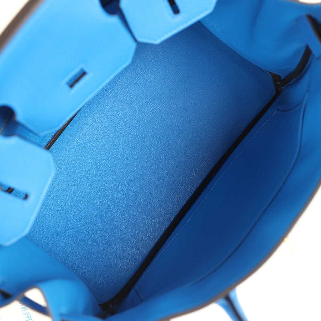 Birkin 30 Bleu Hydra Togo Gold Hardware