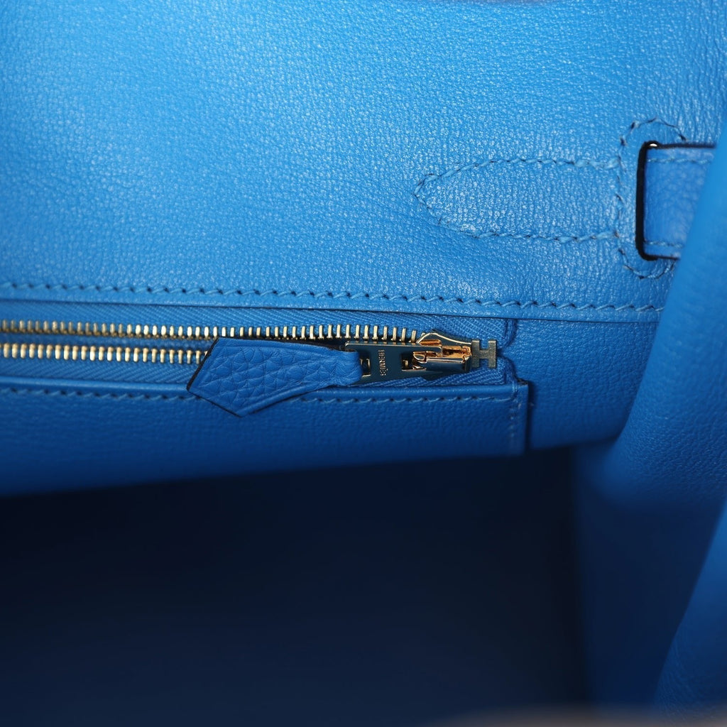 Birkin 30 Bleu Hydra Togo Gold Hardware