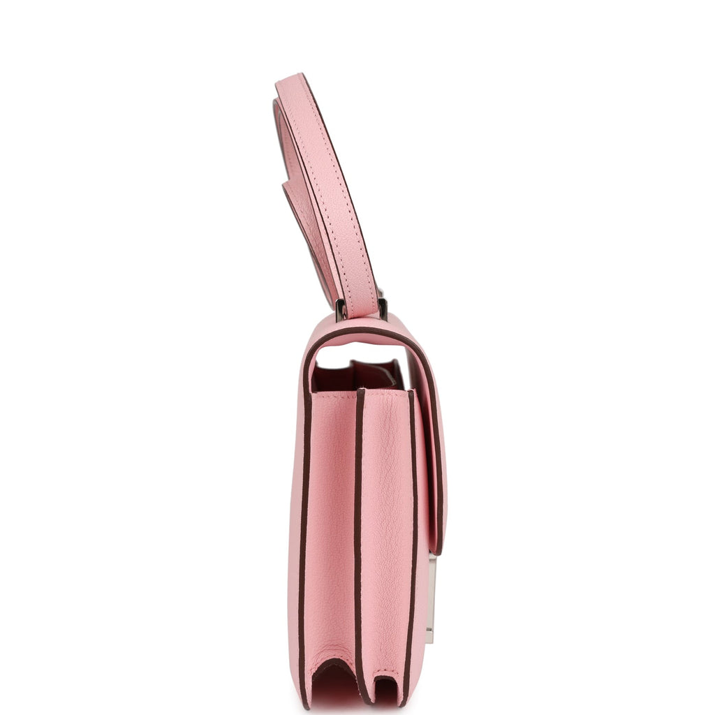 Constance 18 Rose Sakura Chevre Palladium Hardware