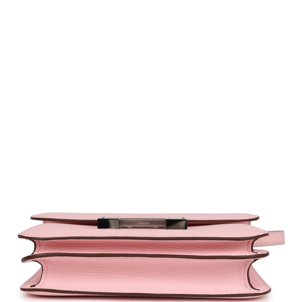 Constance 18 Rose Sakura Chevre Palladium Hardware