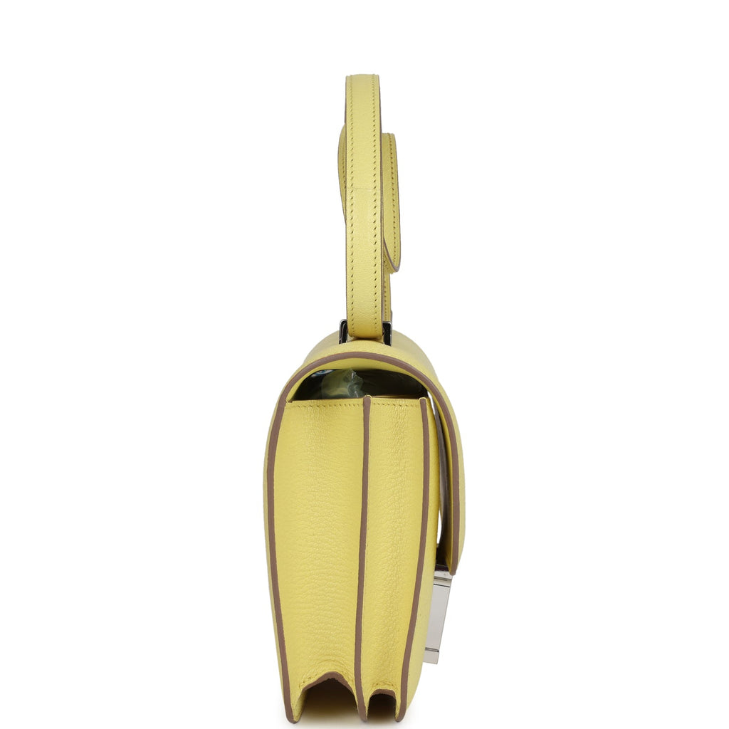 Constance 18 Limoncello Chevre Mysore Palladium Hardware