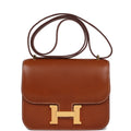 Constance 18 Fauve Barenia Gold Hardware