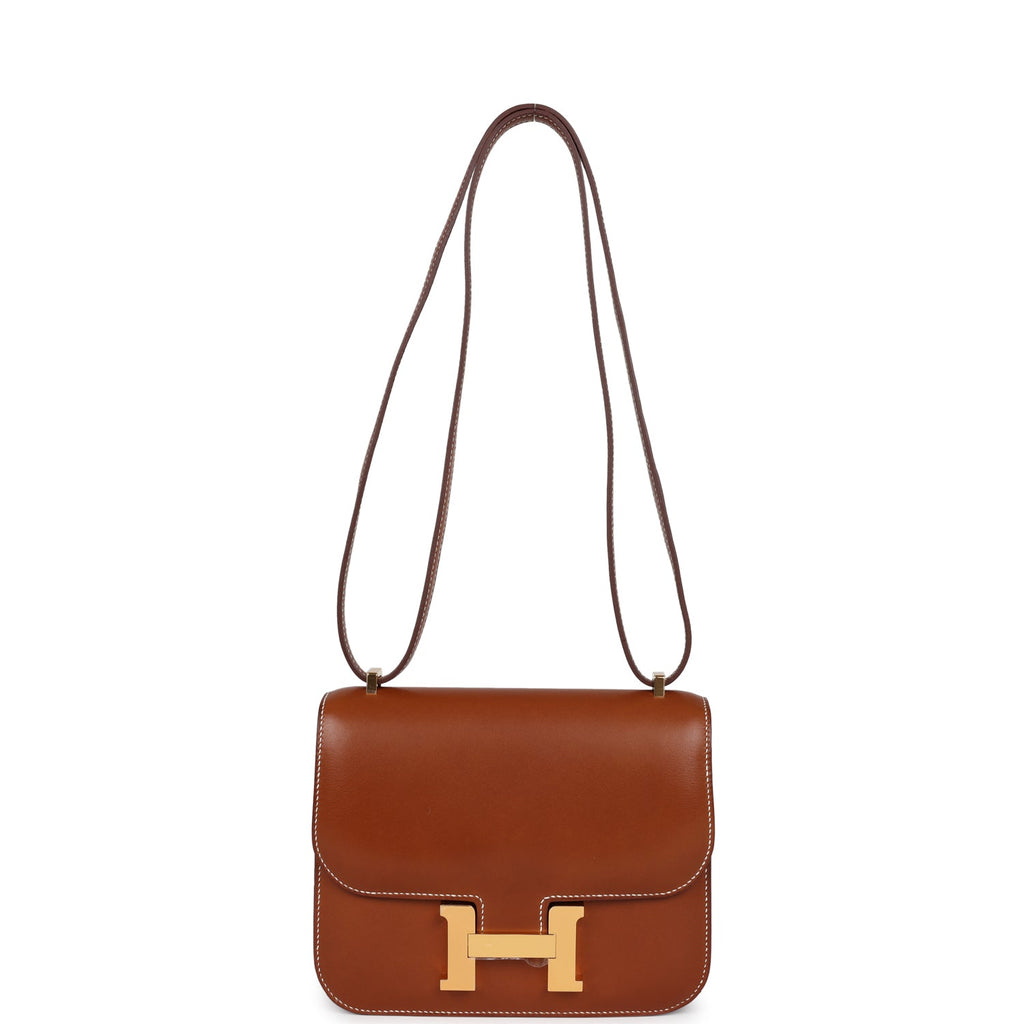 Constance 18 Fauve Barenia Gold Hardware