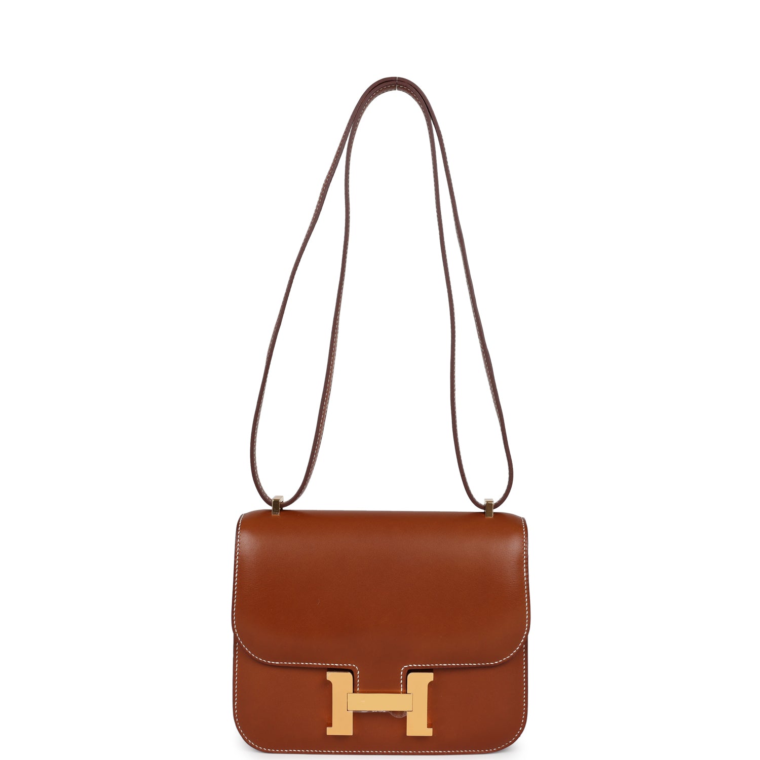Constance 18 Fauve Barenia Gold Hardware
