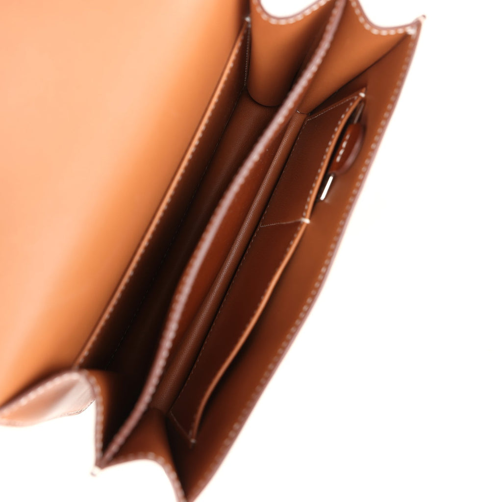 Constance 18 Fauve Barenia Gold Hardware