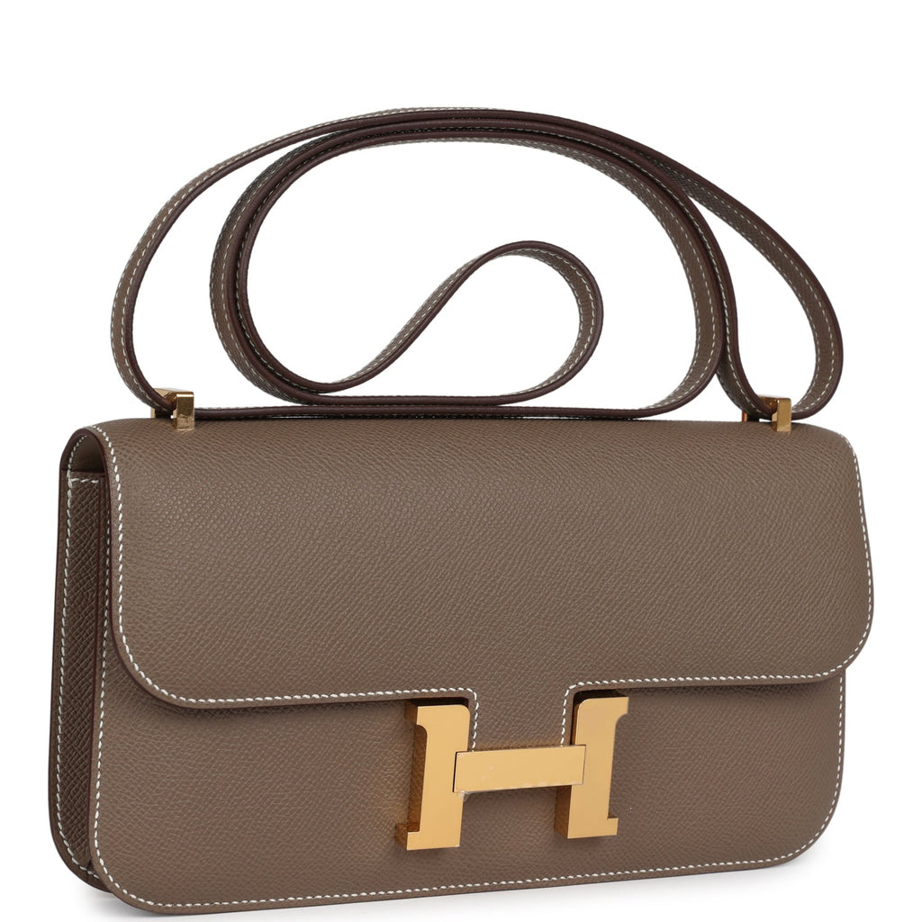 Constance Elan Etoupe Epsom Gold Hardware