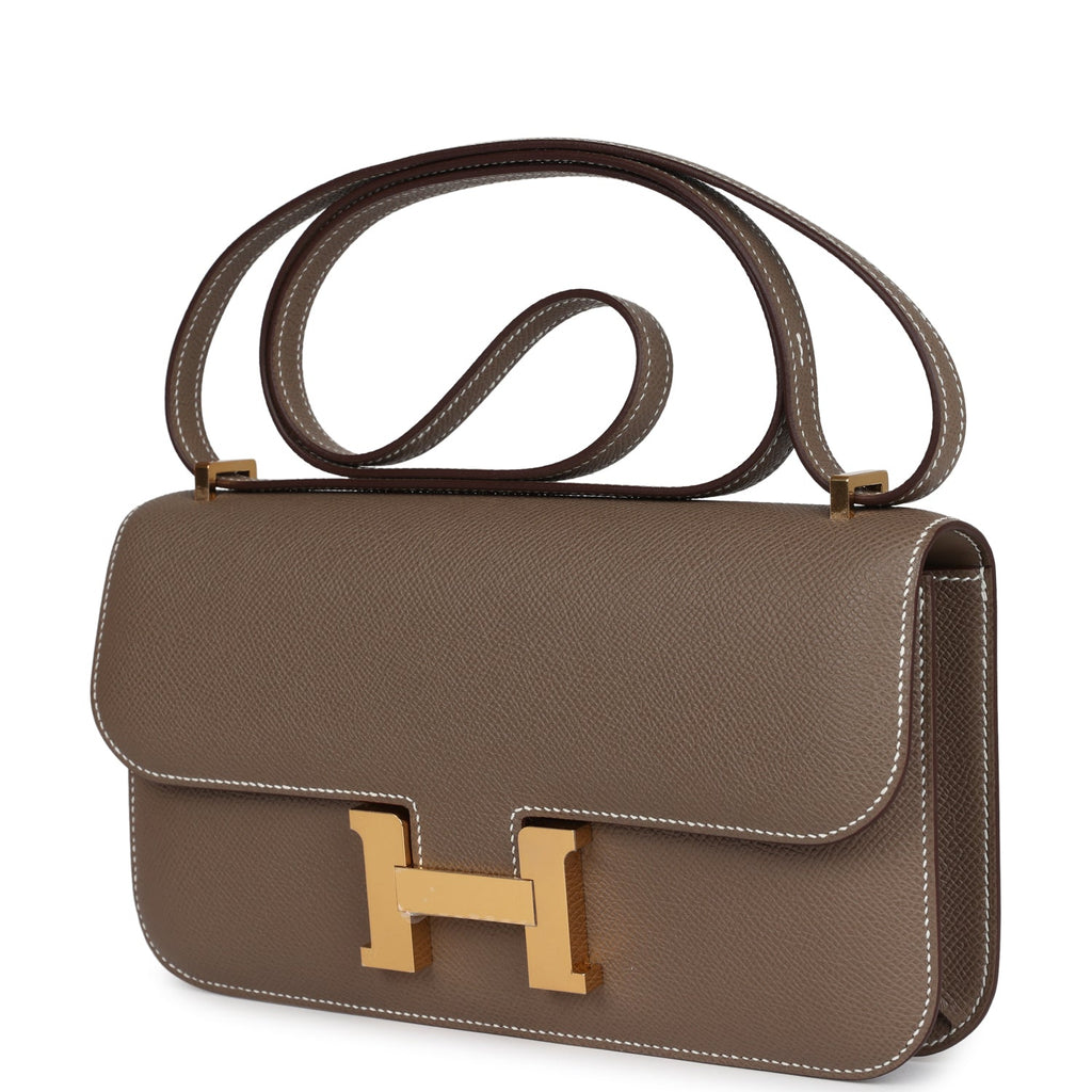 Constance Elan Etoupe Epsom Gold Hardware