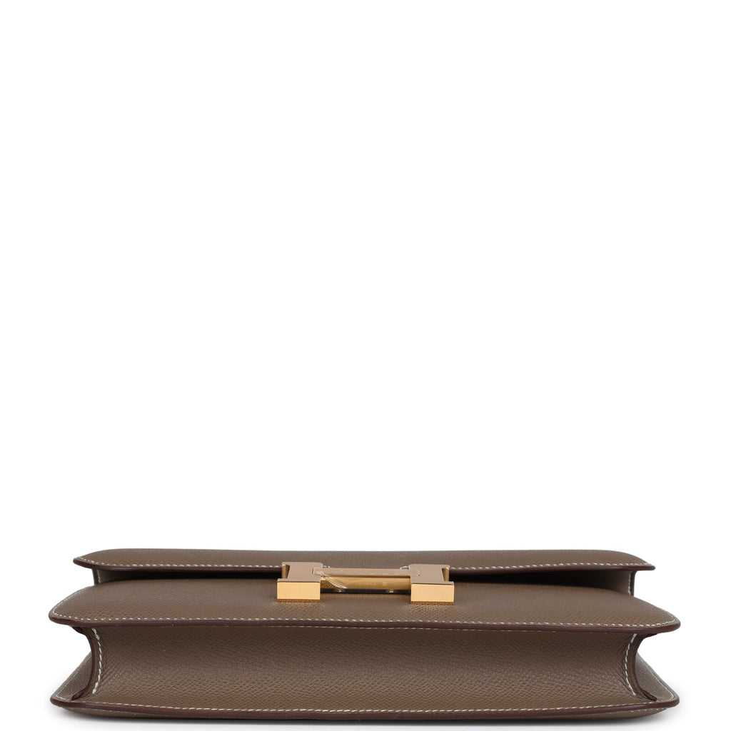 Constance Elan Etoupe Epsom Gold Hardware