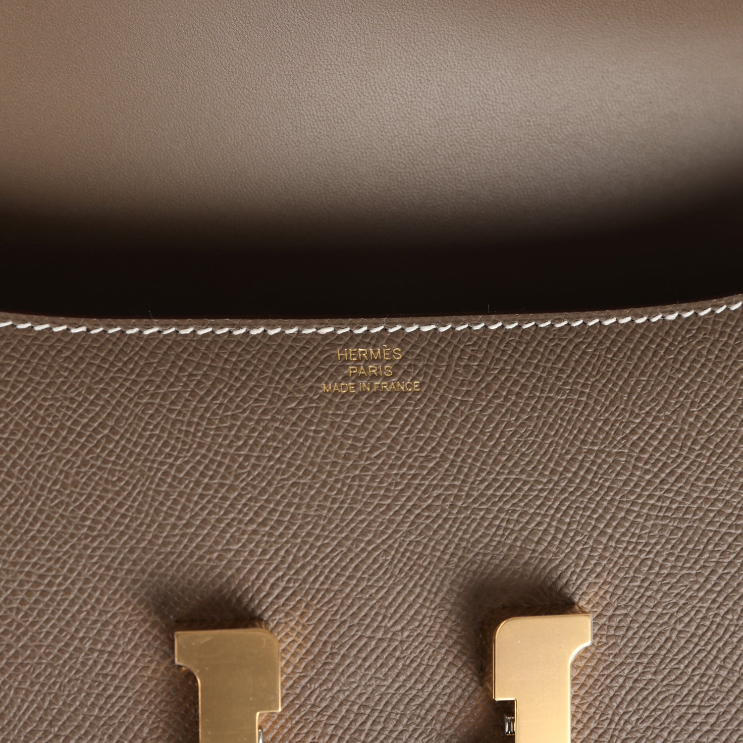 Constance Elan Etoupe Epsom Gold Hardware