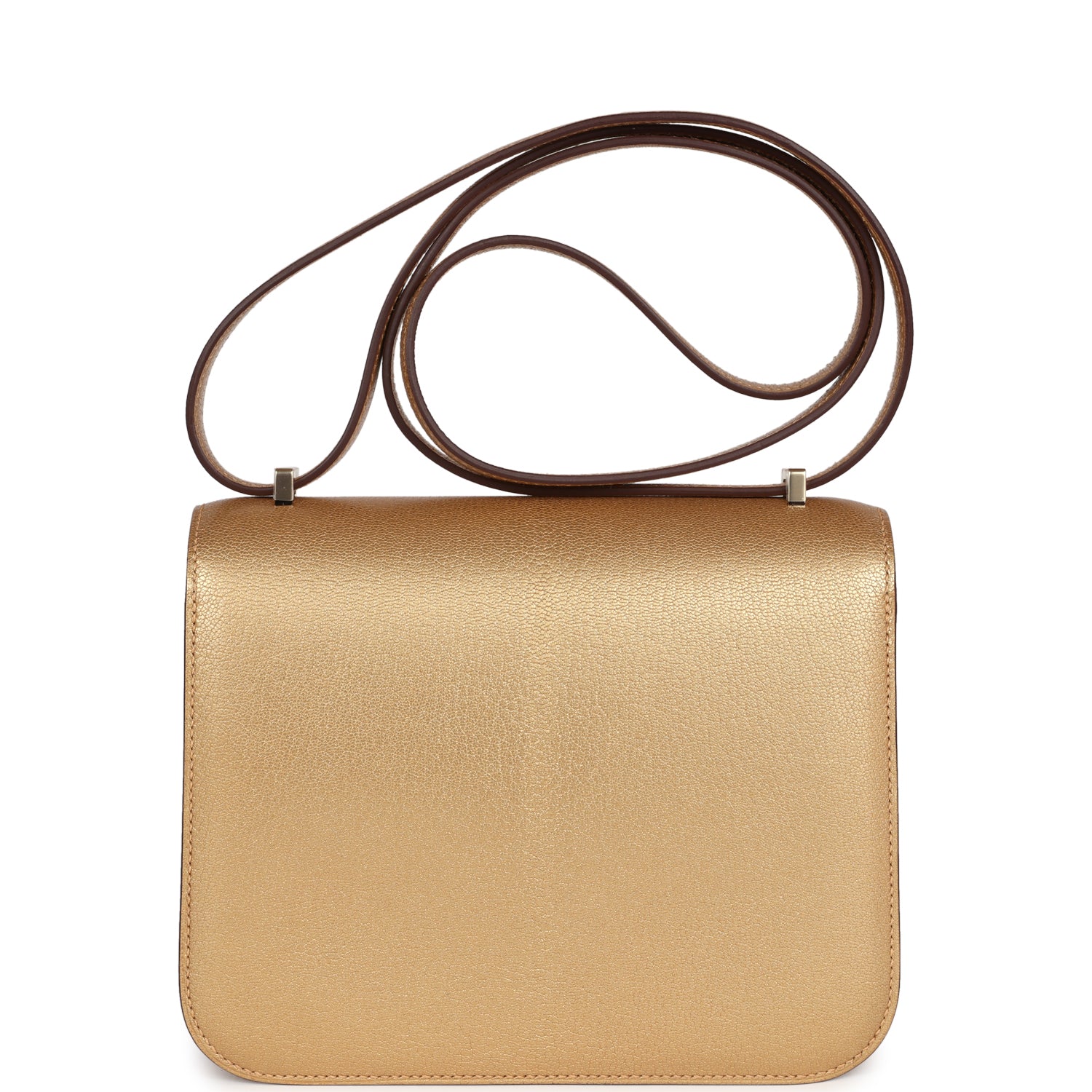 Constance 18 Dore Chevre Chamkilight Permabrass Hardware