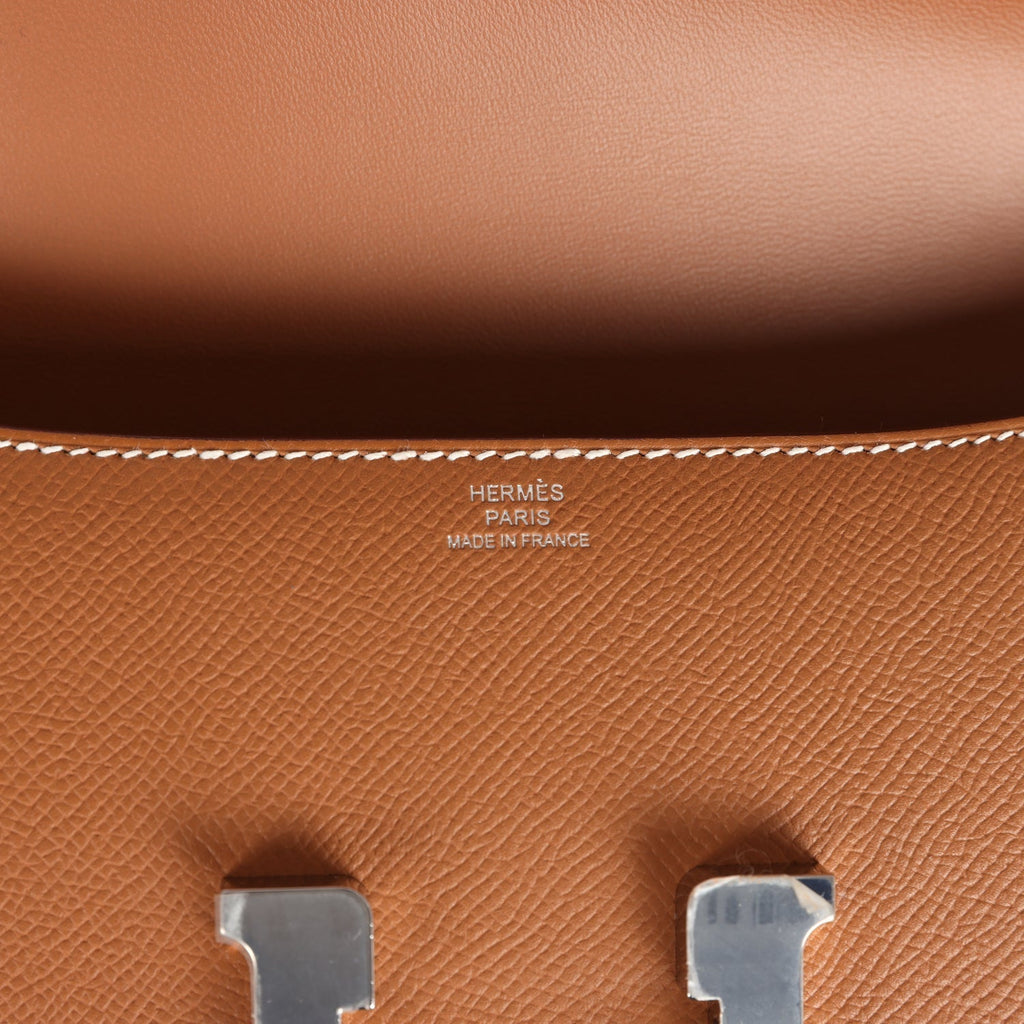 Constance Elan Gold Epsom Palladium Hardware