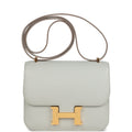 Constance 18 Gris Perle Chevre Mysore Gold Hardware