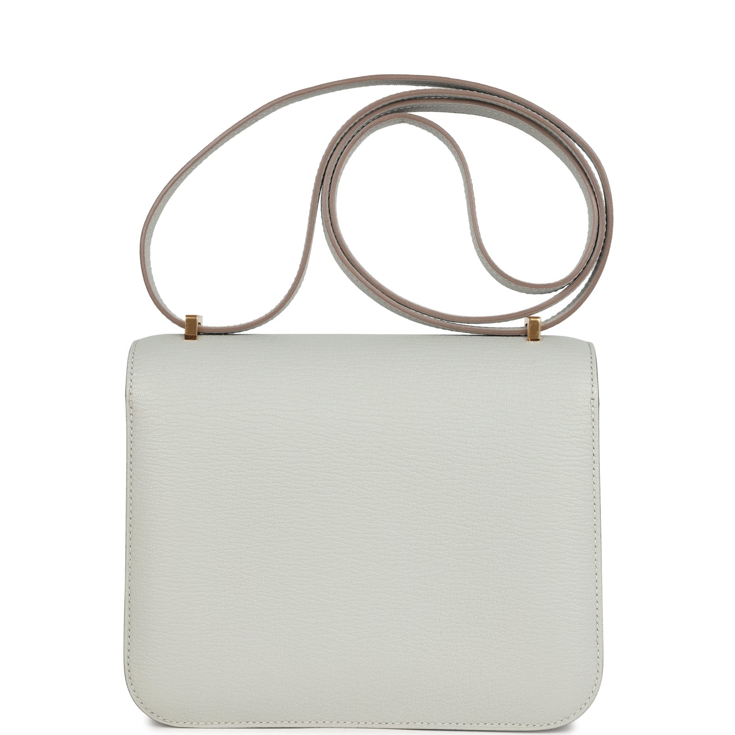 Constance 18 Gris Perle Chevre Mysore Gold Hardware