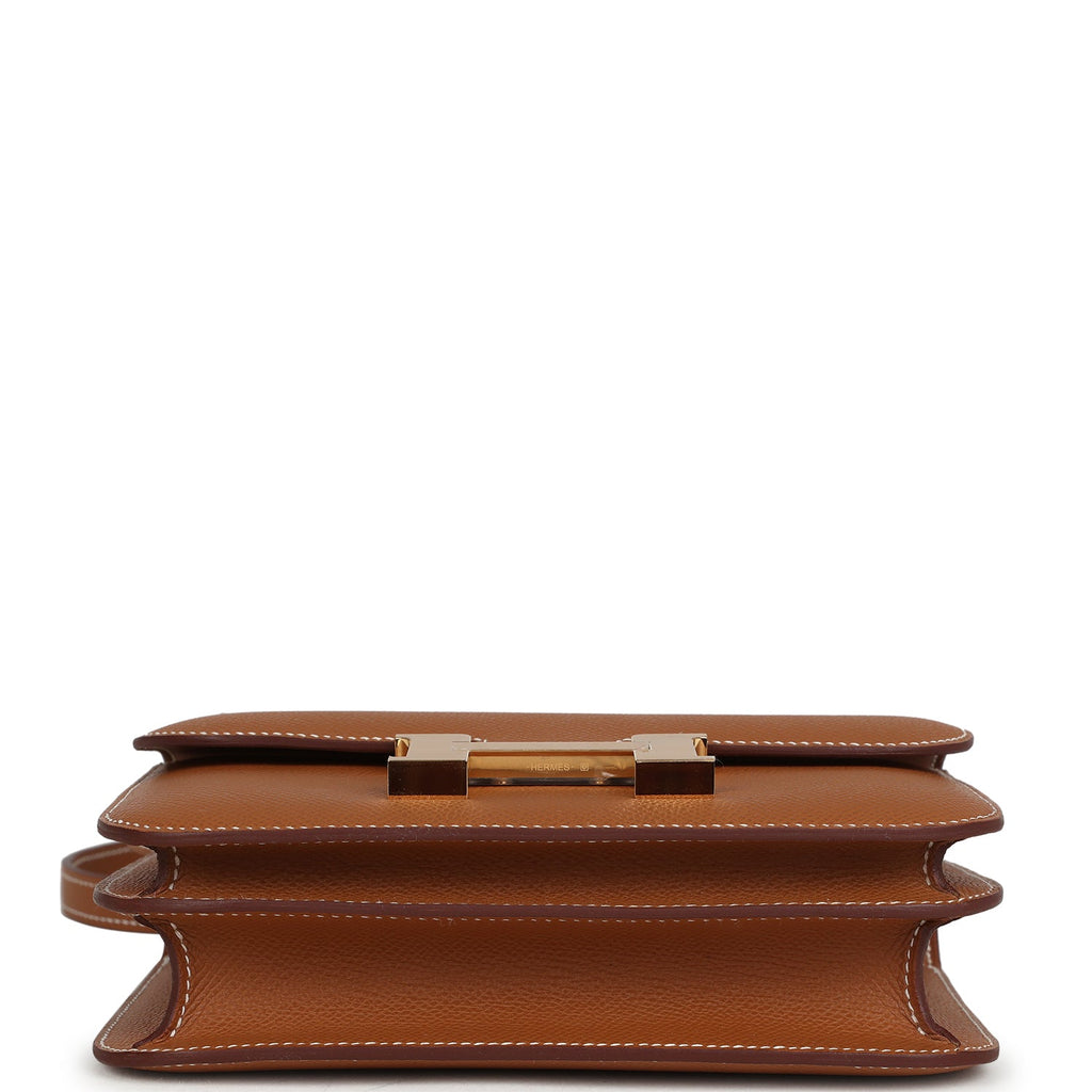 Constance 18 Gold Epsom Gold Hardware