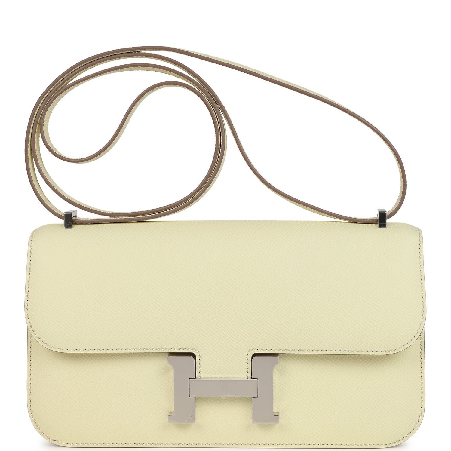 Constance Elan Jaune Milton Epsom Palladium Hardware