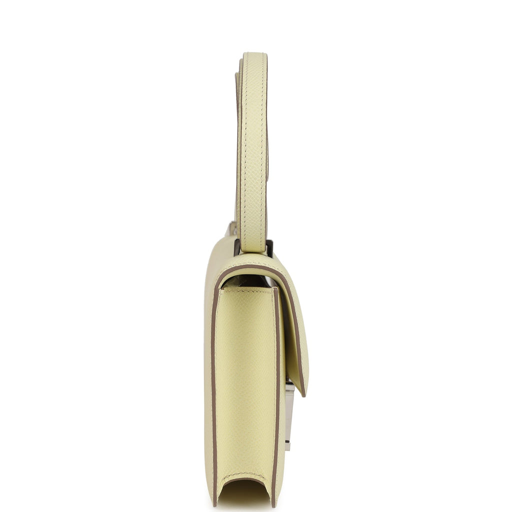 Constance Elan Jaune Milton Epsom Palladium Hardware