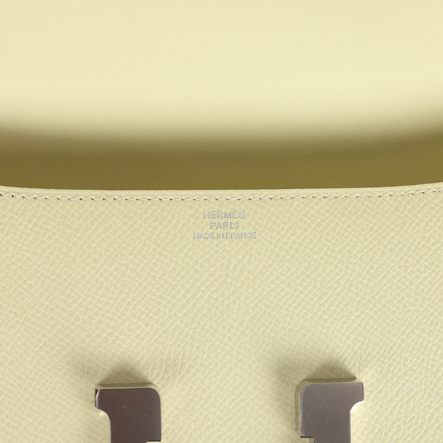 Constance Elan Jaune Milton Epsom Palladium Hardware