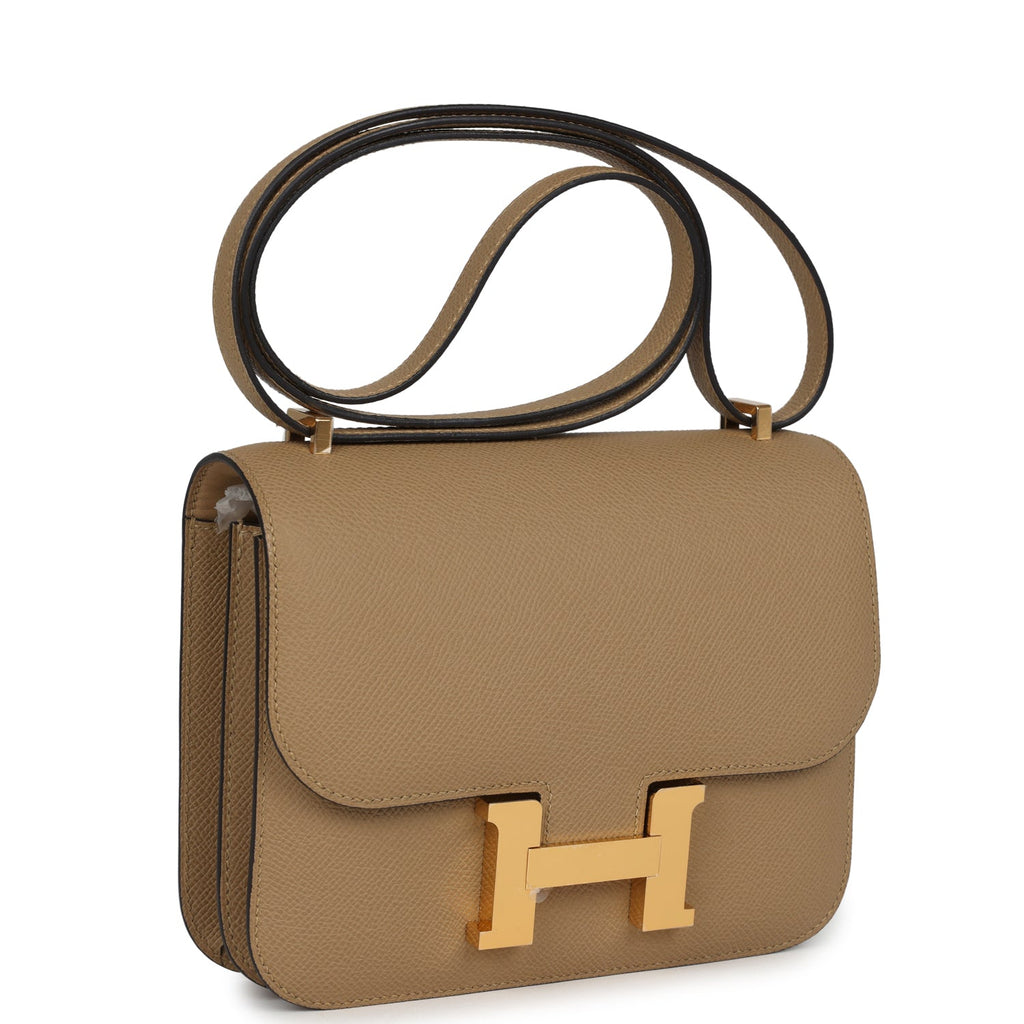 Constance 18 Poussiere Epsom Gold Hardware