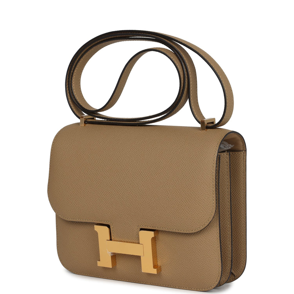 Hermes Constance 18 Poussiere Epsom Gold Hardware