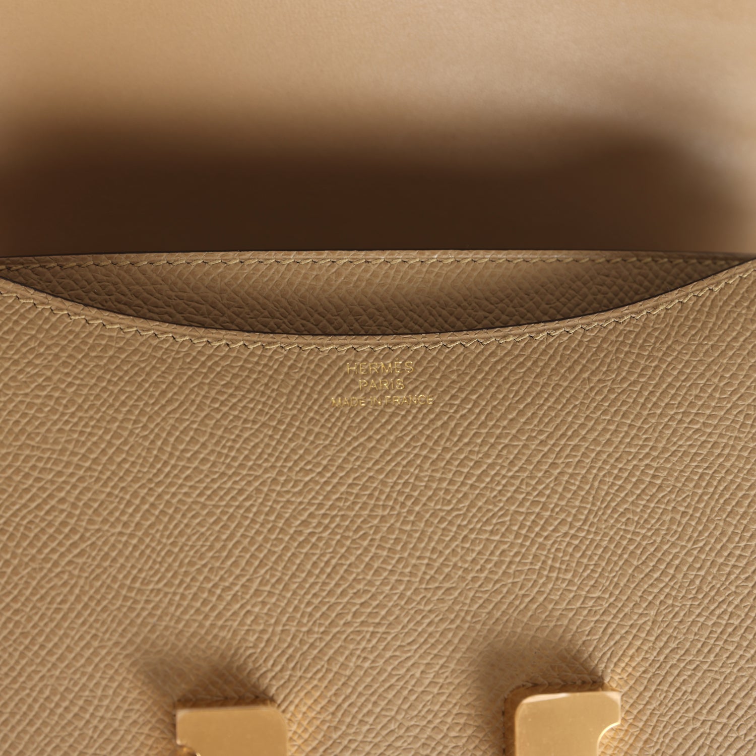 Hermes Constance 18 Poussiere Epsom Gold Hardware