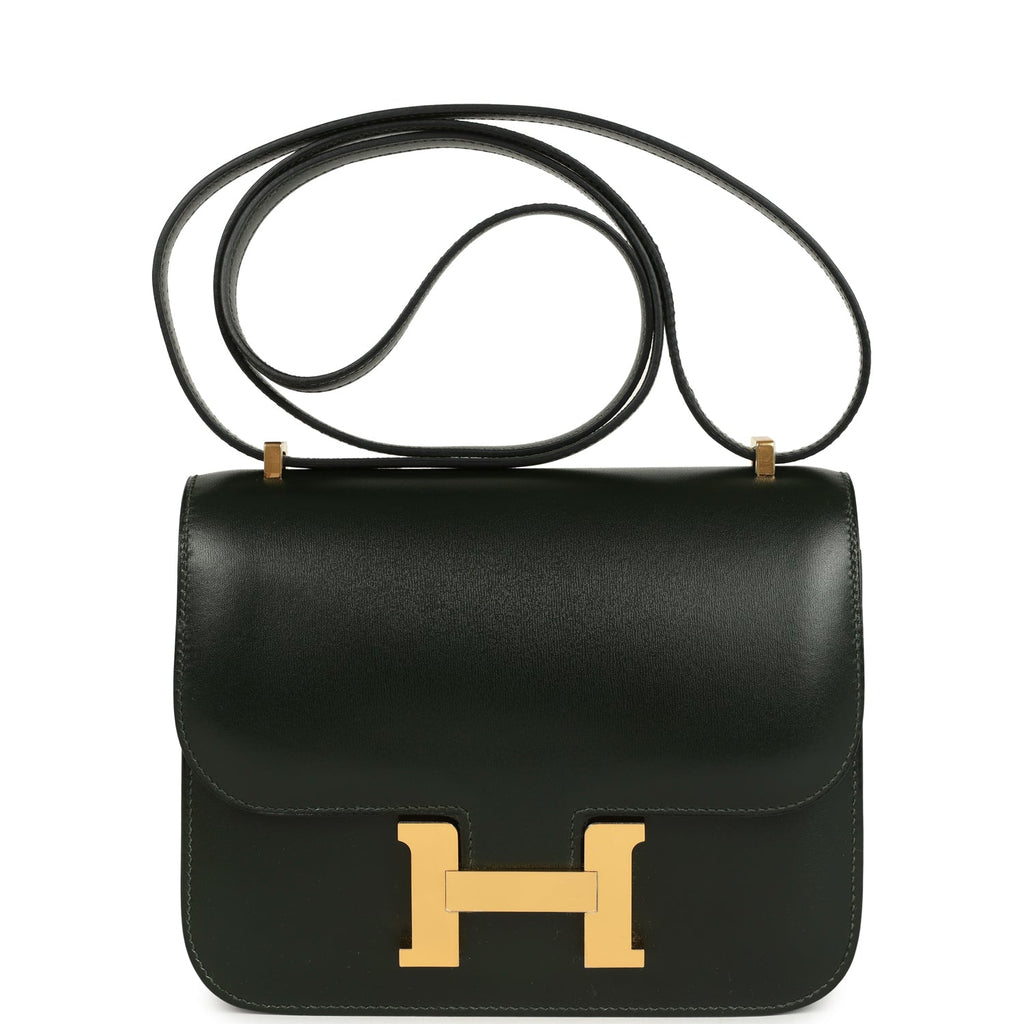 Constance 1-18 Vert Fonce Box Gold Hardware