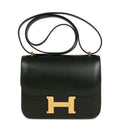 Constance 1-18 Vert Fonce Box Gold Hardware
