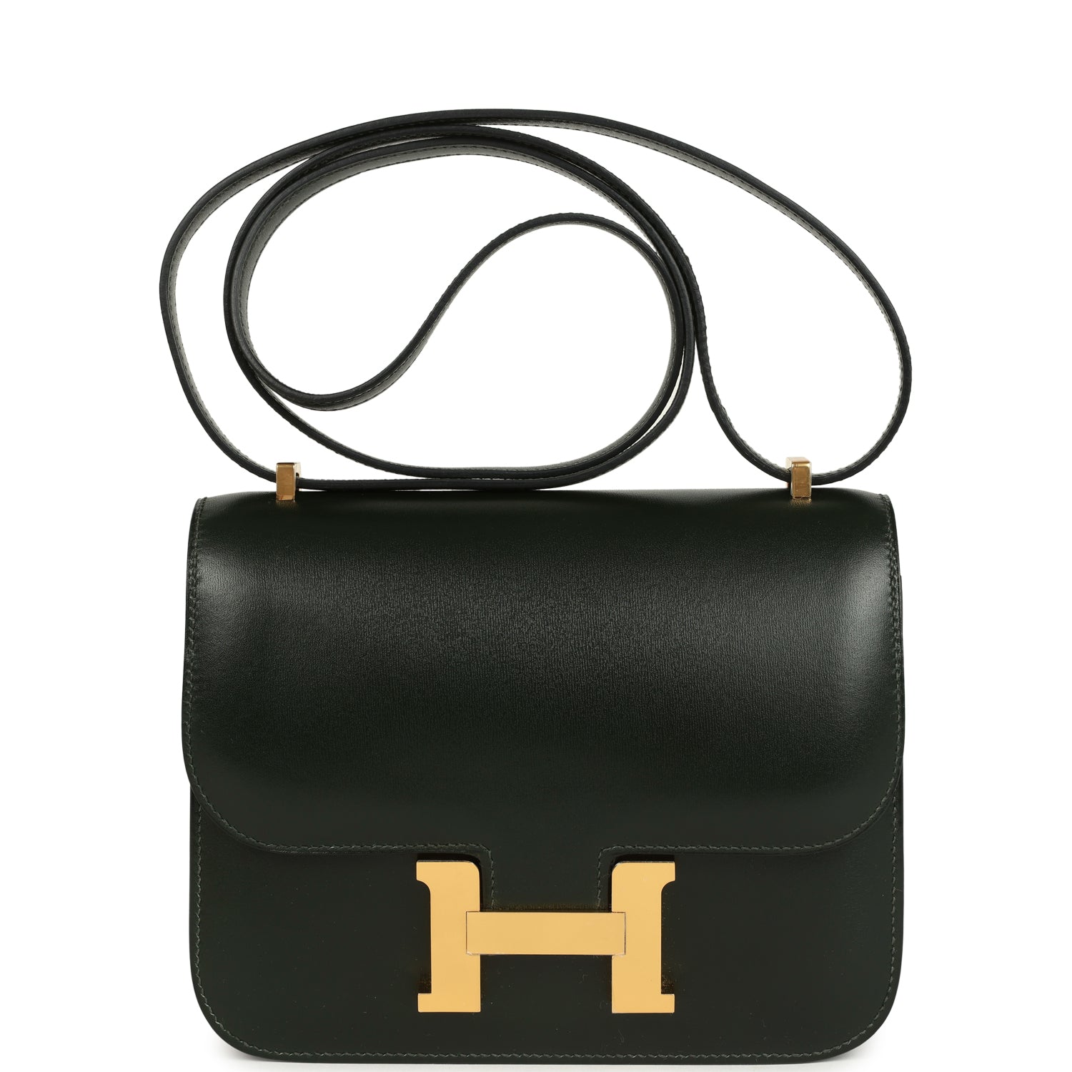Constance 1-18 Vert Fonce Box Gold Hardware