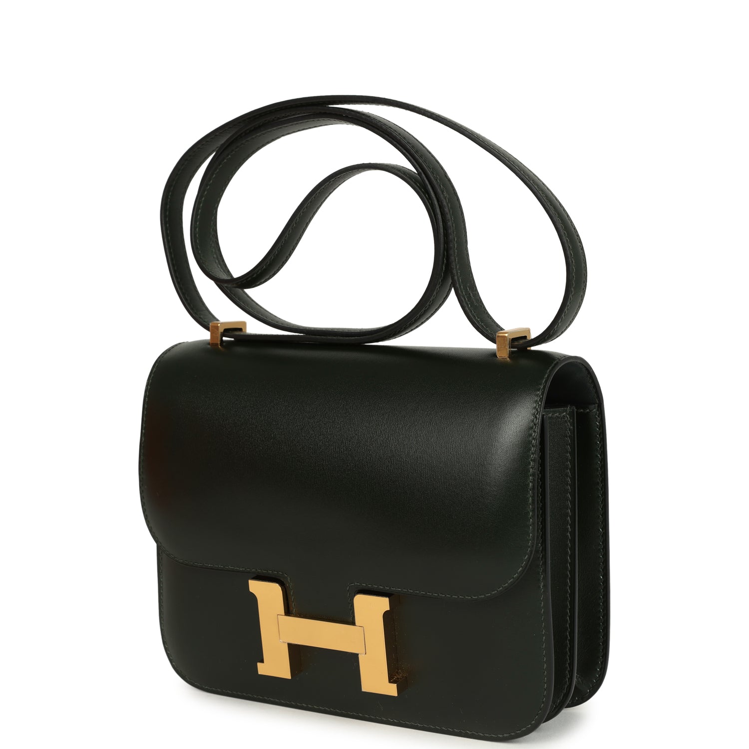 Constance 1-18 Vert Fonce Box Gold Hardware