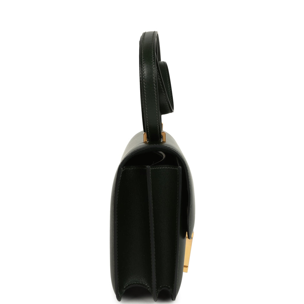 Constance 1-18 Vert Fonce Box Gold Hardware