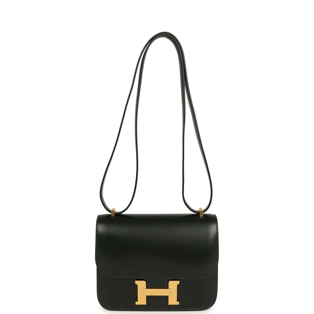Constance 1-18 Vert Fonce Box Gold Hardware