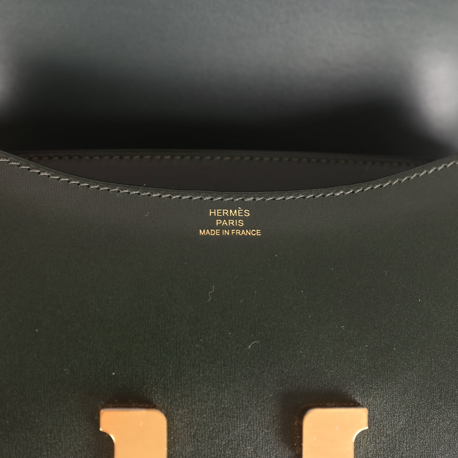 Constance 1-18 Vert Fonce Box Gold Hardware