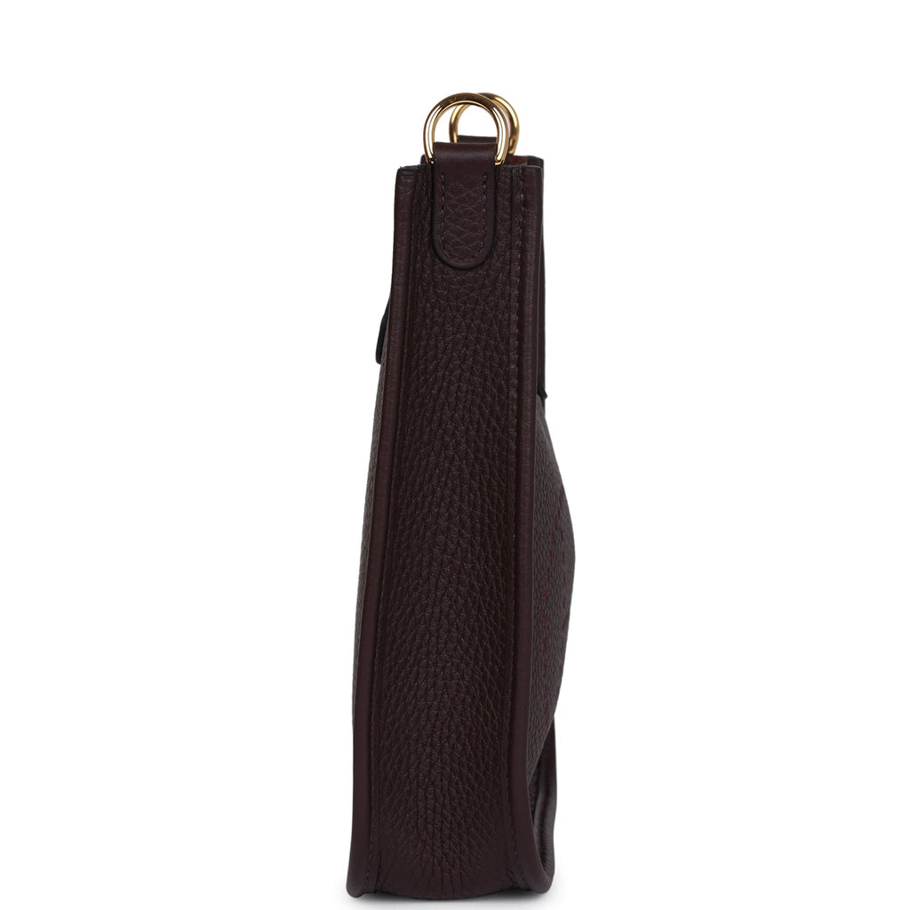 Evelyne TPM Rouge Sellier Clemence Gold Hardware