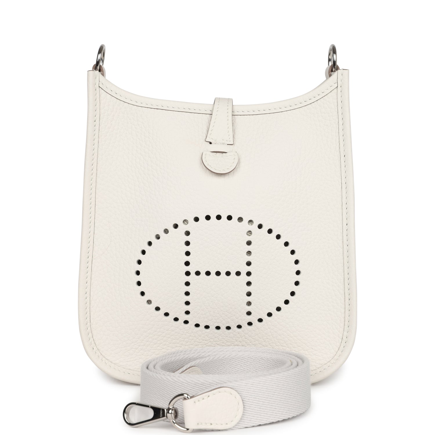Evelyne TPM Gris Pale Clemence Palladium Hardware