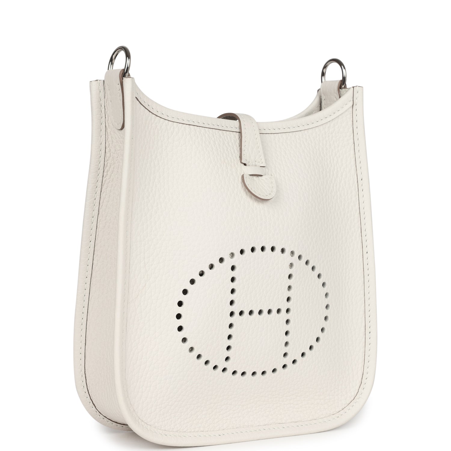 Evelyne TPM Gris Pale Clemence Palladium Hardware