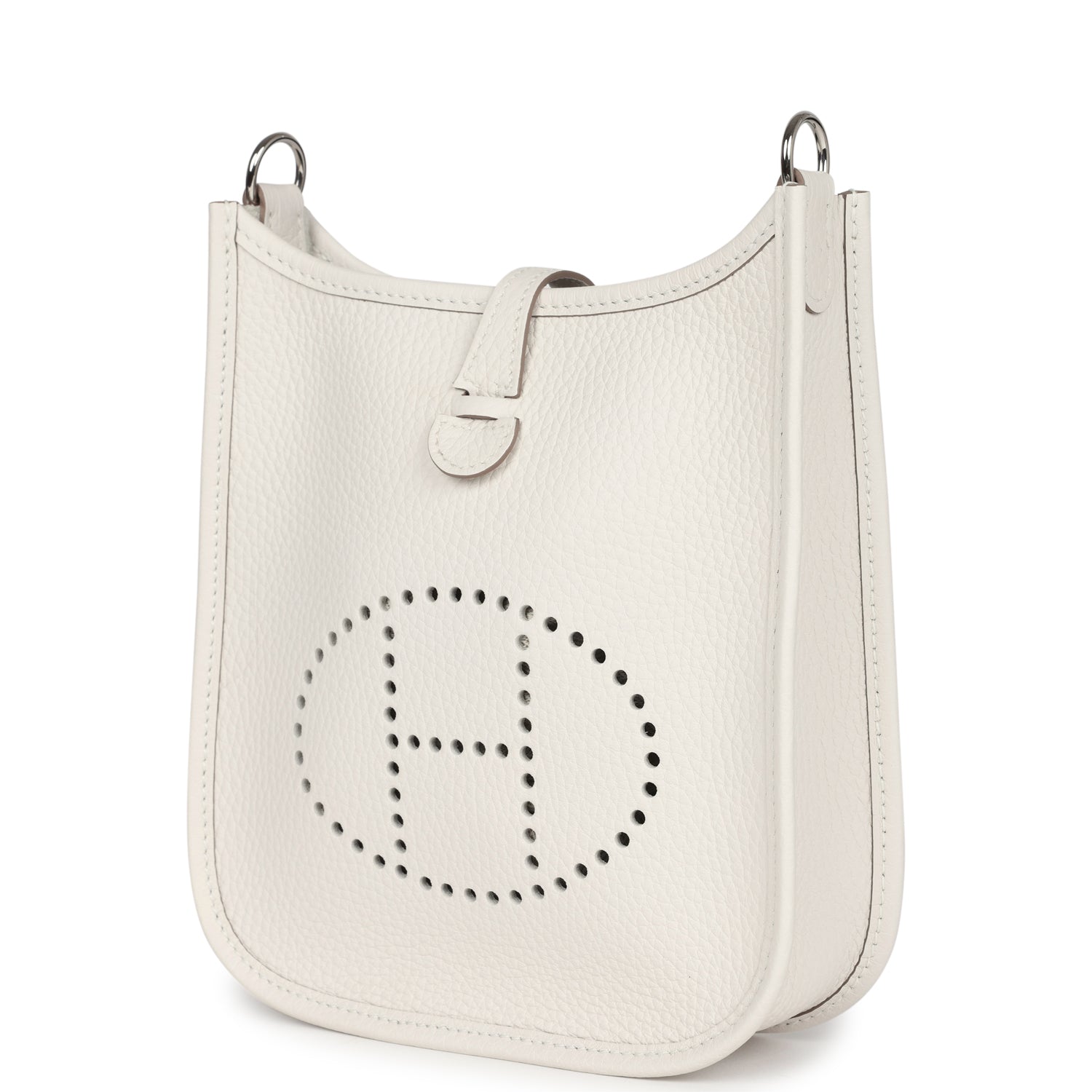 Evelyne TPM Gris Pale Clemence Palladium Hardware