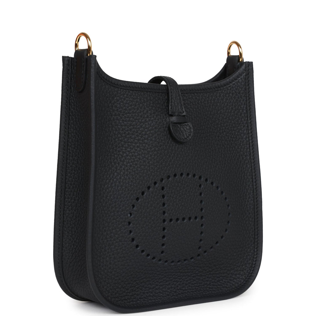 Evelyne TPM Black Clemence Gold Hardware