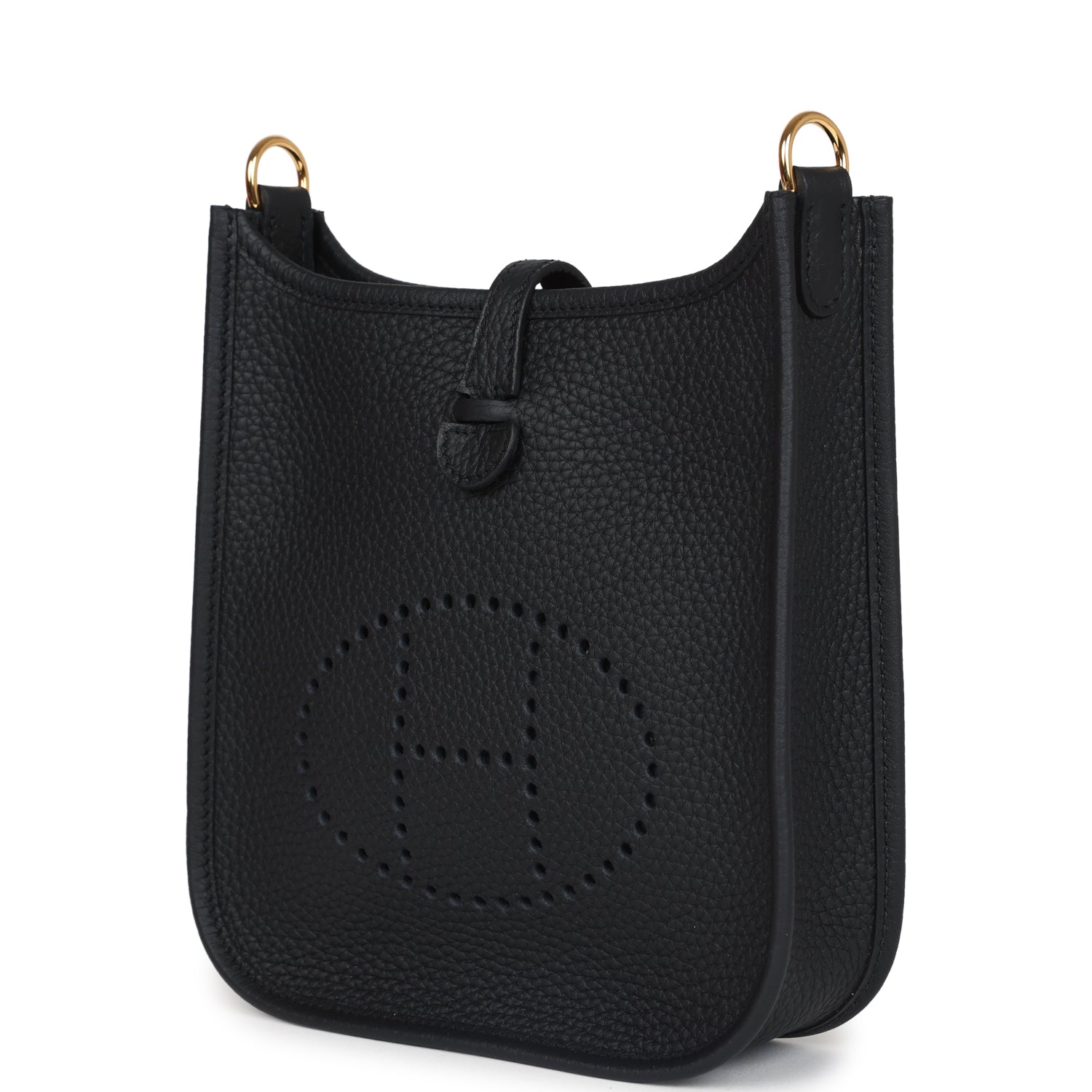 Evelyne TPM Black Clemence Gold Hardware