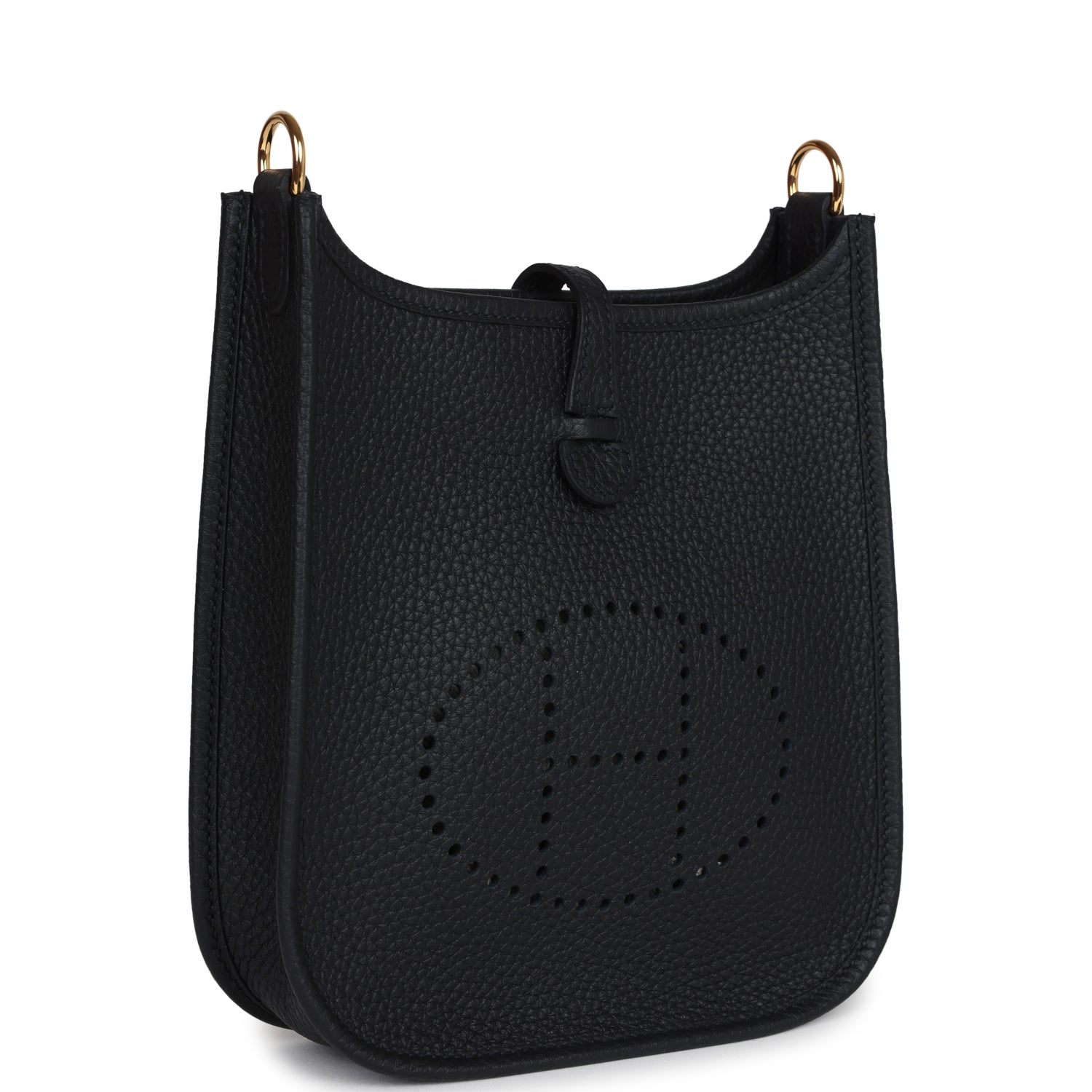 Evelyne TPM Black Clemence Gold Hardware