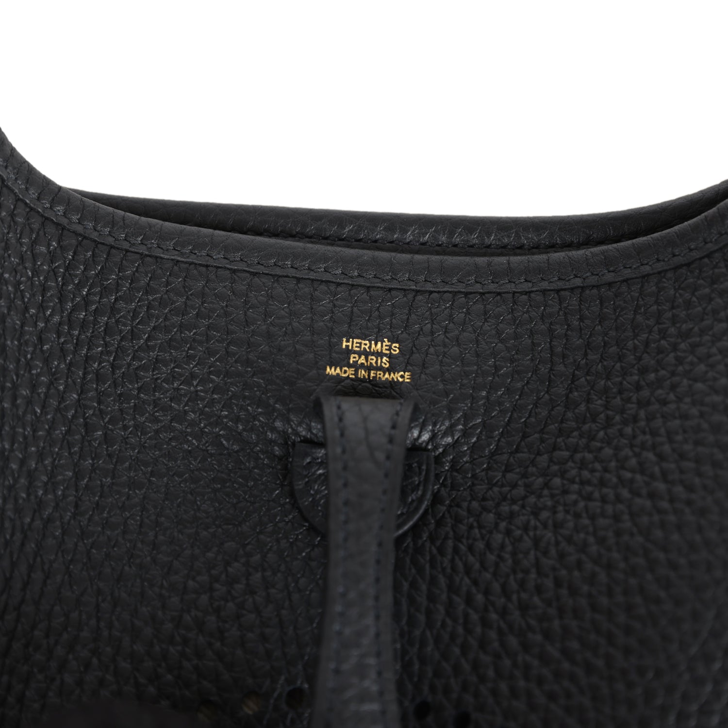 Evelyne TPM Black Clemence Gold Hardware