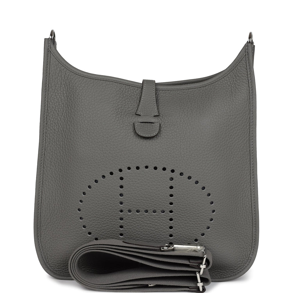 Evelyne III PM Gris Meyer Clemence Palladium Hardware
