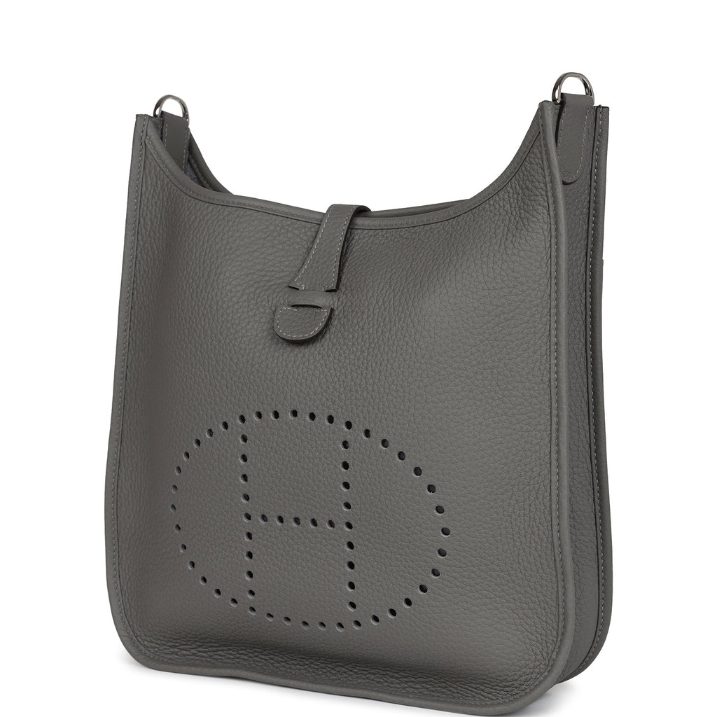 Evelyne III PM Gris Meyer Clemence Palladium Hardware