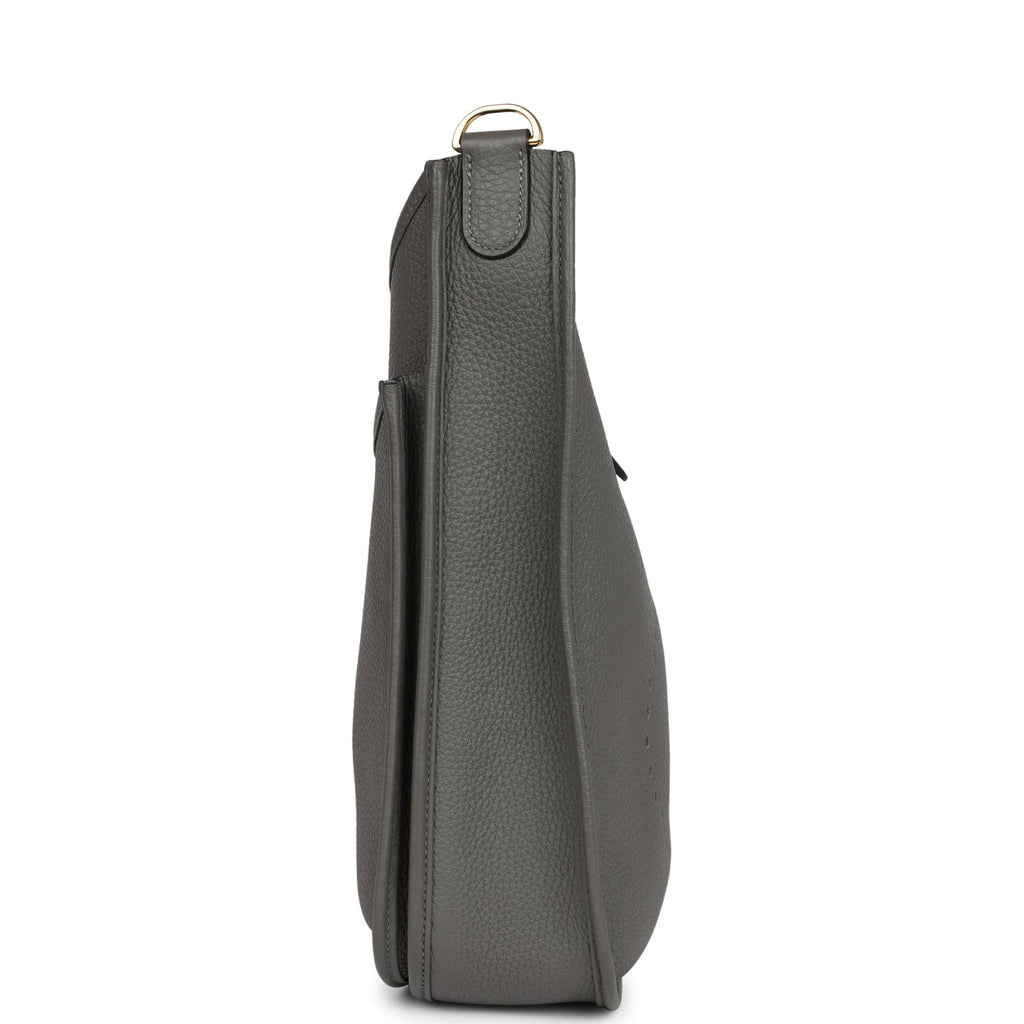 Evelyne III PM Gris Meyer Clemence Gold Hardware