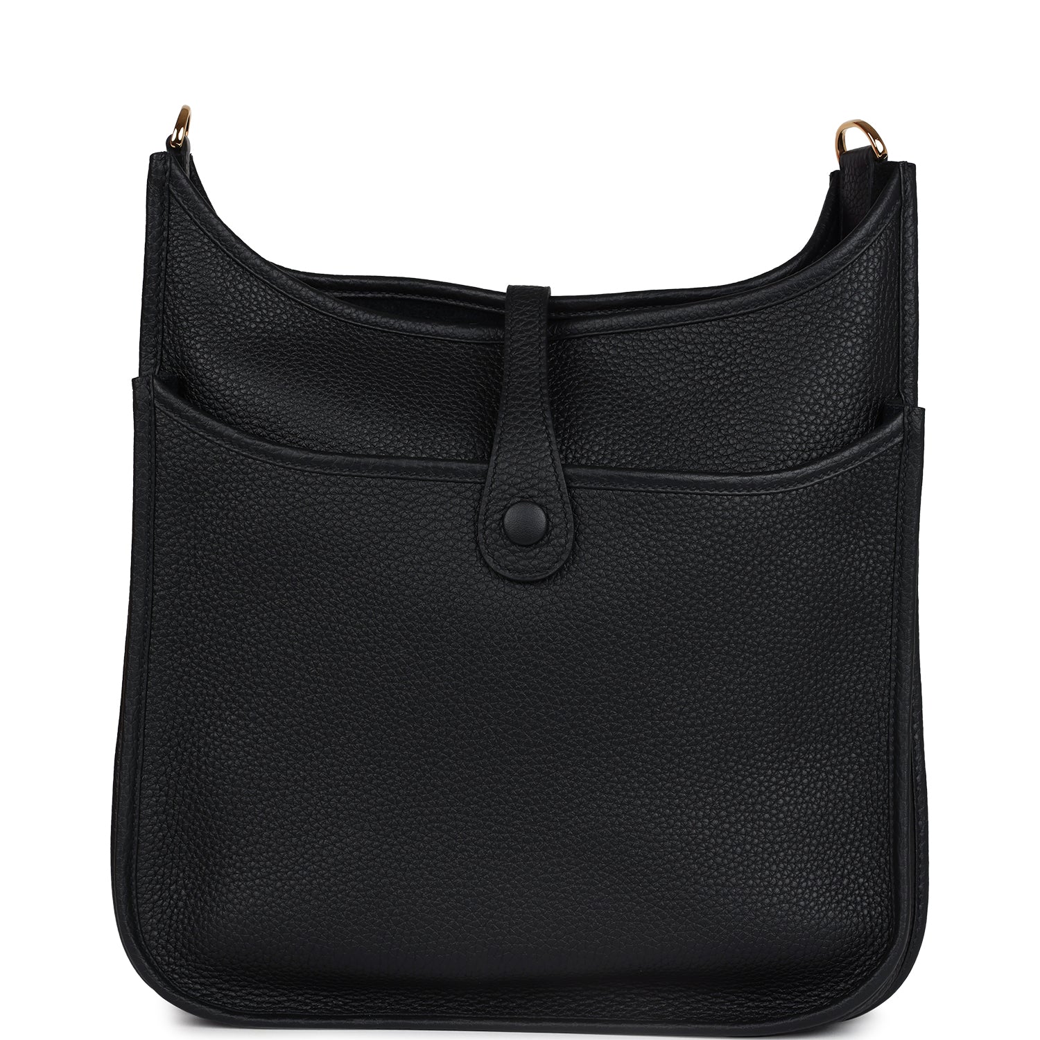 Evelyne III PM Black Clemence Gold Hardware