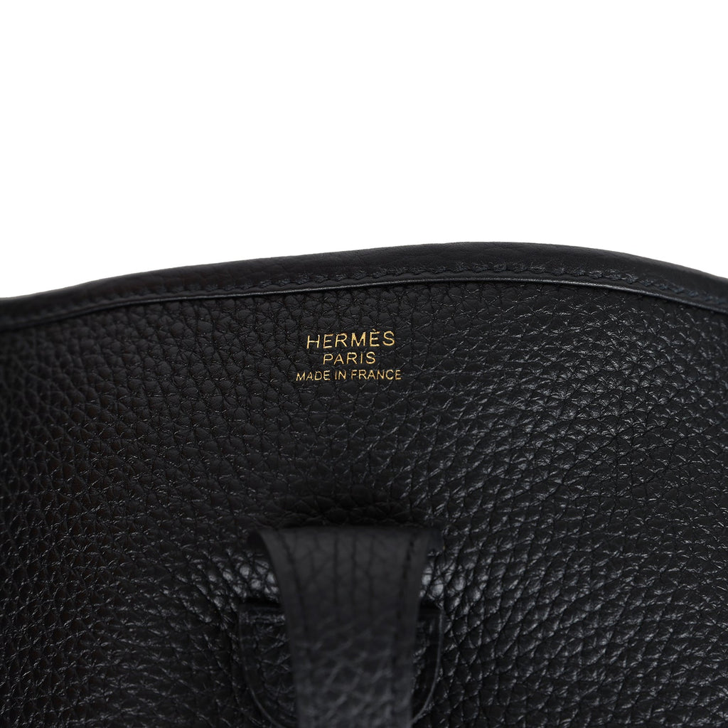 Evelyne III PM Black Clemence Gold Hardware