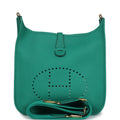 Evelyne III PM Vert Jade Clemence Gold Hardware