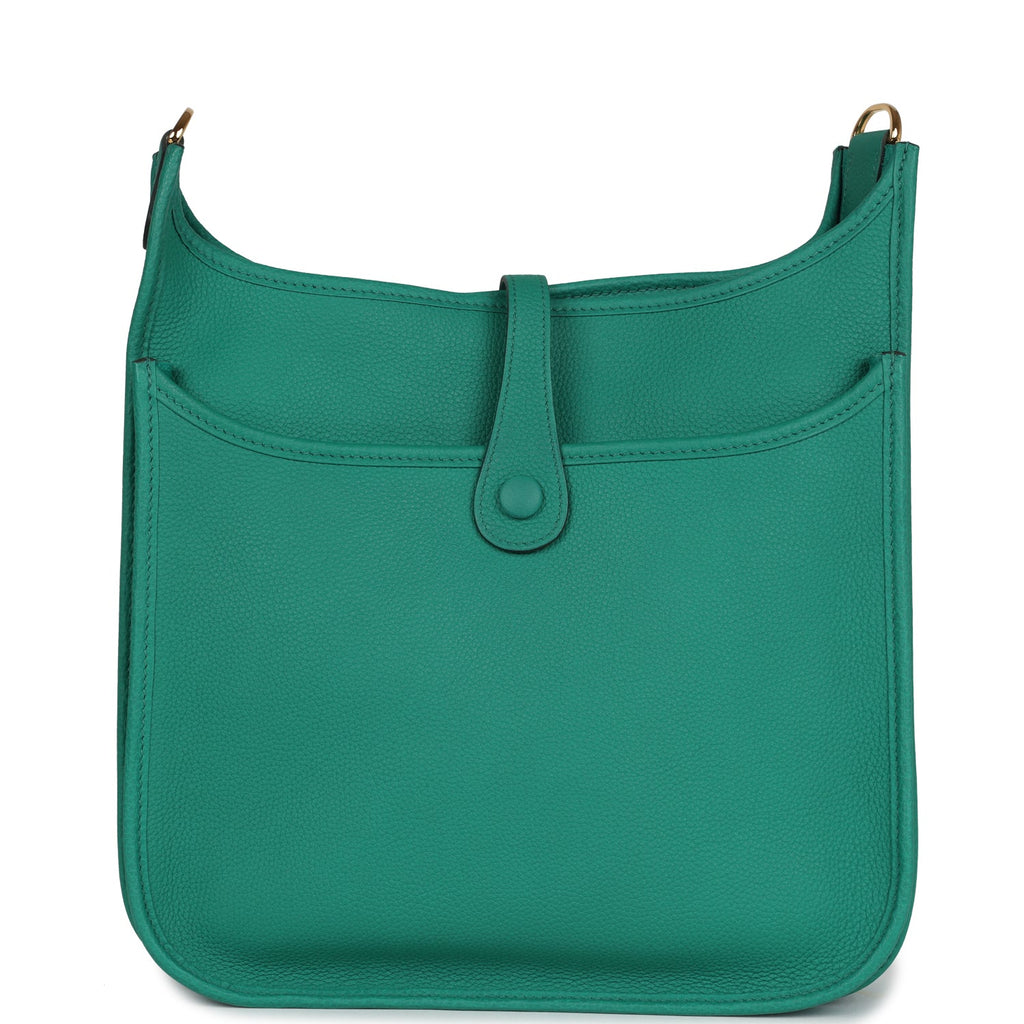 Evelyne III PM Vert Jade Clemence Gold Hardware