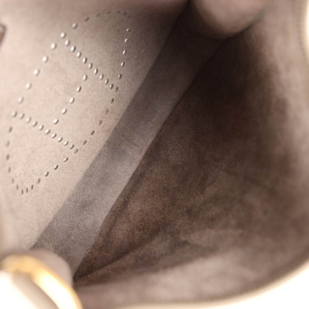 Evelyne III PM Etoupe Clemence Gold Hardware